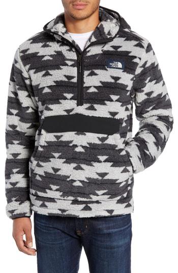 the north face campshire anorak fleece jacket