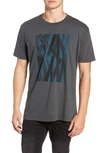 Vestige Color Abstraction T-shirt In Dark Grey