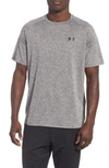 Under Armour Men's Tech Short Sleeve Tee In Charcoal Light Heather/black