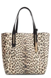 Vince Camuto Fran Reversible Leather Tote In Natural