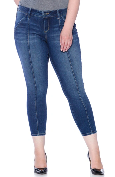 Slink Jeans Center Seam Skinny Ankle Jeans In Francis
