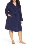 Ugg Lorie Terry Short Robe In Navy