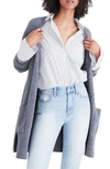 Madewell Kent Cardigan Sweater In Heather Fog