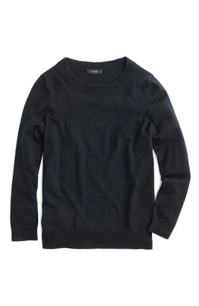 Jcrew Tippi Merino Wool Sweater In Black
