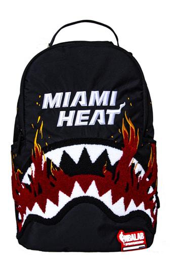 Sprayground Miami Heat Shark Teeth Backpack - Brown | ModeSens