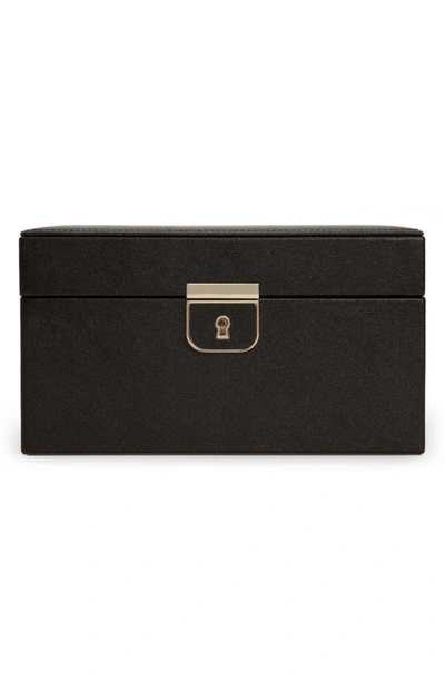 Wolf Palermo Small Jewelry Box - Black In Anthracite