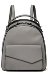 Botkier Cobble Hill Calfskin Leather Backpack - Grey In Winter Grey