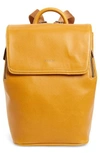 Matt & Nat Mini Fabi Faux Leather Backpack - Yellow In Shine