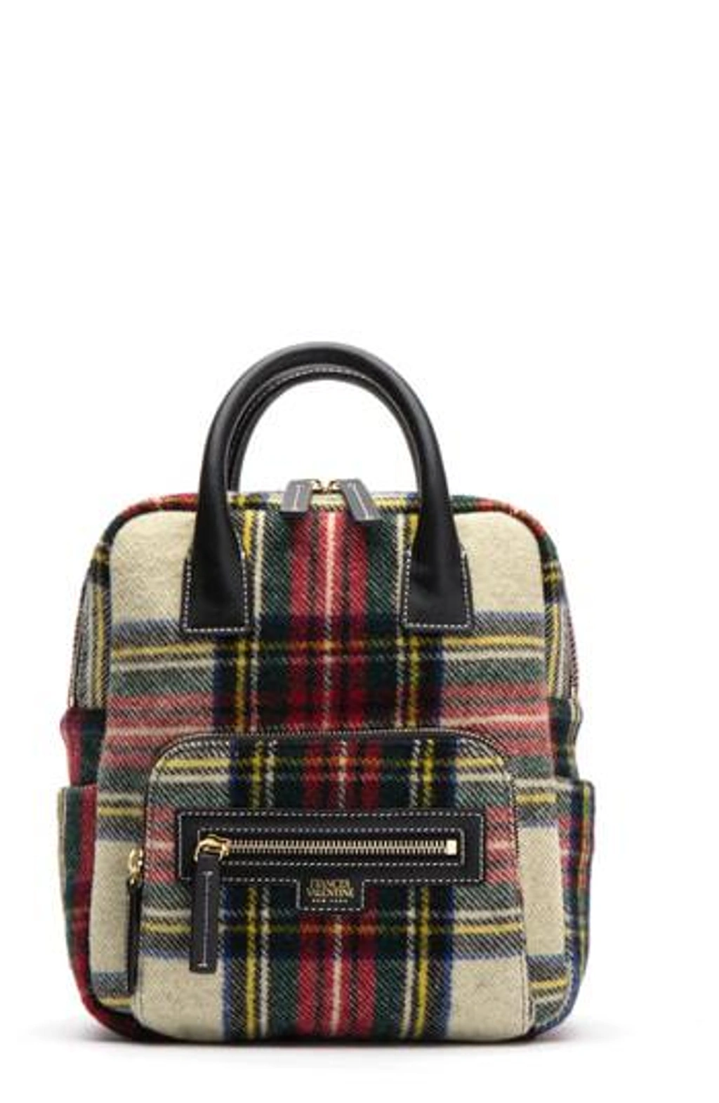 Francis Valentine Tartan Plaid Wool Backpack in Highland Tartan Products – Tagged  main image 4
