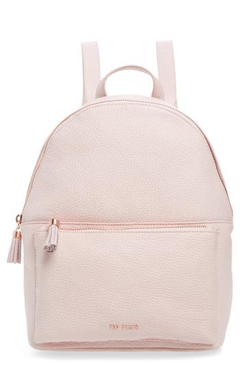 pale pink backpack