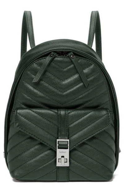Botkier Dakota Quilted Leather Backpack - Green In Winter Green