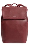 Matt & Nat 'fabi' Faux Leather Laptop Backpack - Red In Rio