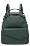 Botkier Cobble Hill Calfskin Leather Backpack - Green In Winter Green