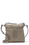 Vince Camuto Staja Leather Crossbody Bag - Grey In Tranquility