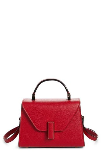 Valextra Iside Mini Top Handle Bag In Red