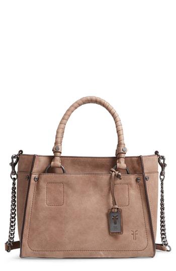 frye demi satchel grey