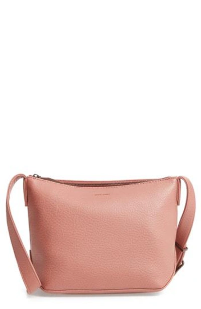 Matt & Nat Large Sam Faux Leather Crossbody Bag - Pink In Clay