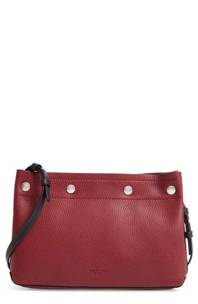 Rag & Bone Compass Leather Crossbody Bag - Red In Biking Red