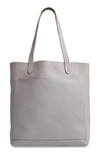 Madewell Medium Leather Transport Tote In Stonewall