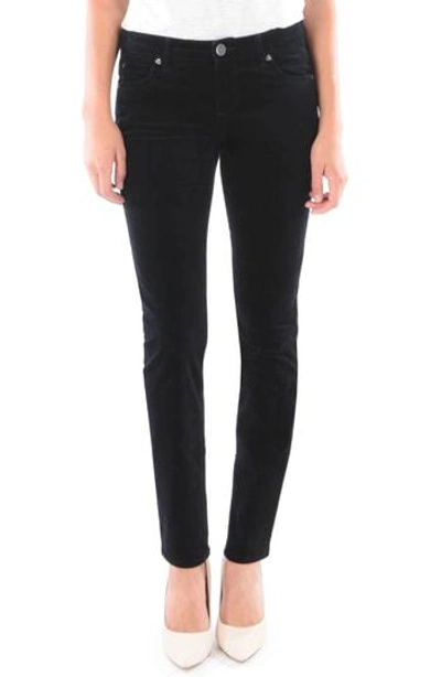 Kut From The Kloth Diana Stretch Corduroy Skinny Pants In Black 2