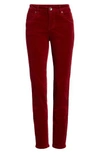 Kut From The Kloth Diana Stretch Corduroy Skinny Pants In Merlot