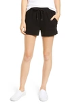 Splendid Essential Active Relay Drawstring Running Shorts In Black