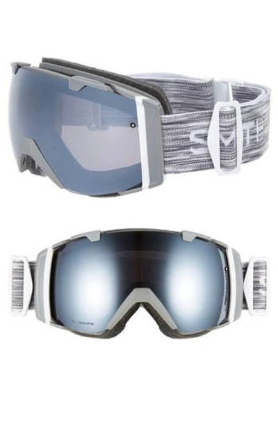 Smith I/o 185mm Snow/ski Goggles In Cloud Grey