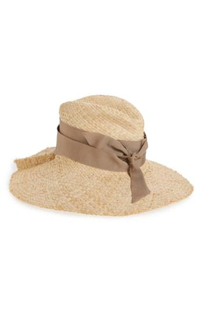 Lola Hats First Aid Straw Hat - Beige In Natural/ Camel