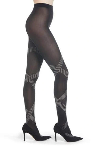 Wolford Cecilia Tights In Black/ White