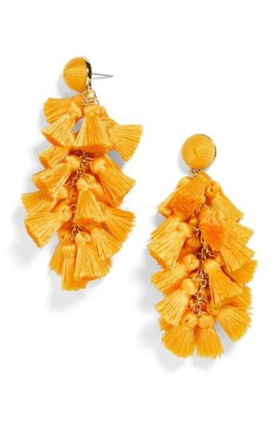 Baublebar Contessa Tassel Earrings In Orange