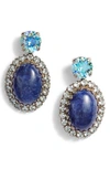 Sorrelli Oval Drop Earrings In Blue