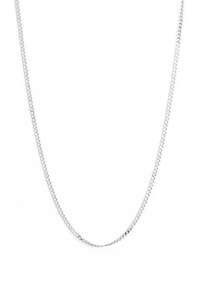 Argento Vivo Chainlink Necklace In Silver