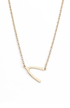 Jennifer Zeuner Lily Necklace In Gold Vermeil