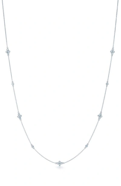 Kwiat Diamond Station String Necklace In White Gold