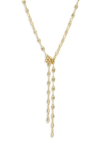 Shashi Laila Lariat Necklace In Gold