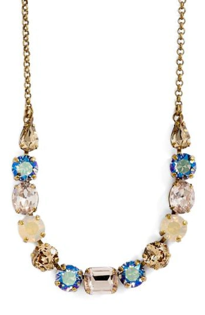 Sorrelli Tansy Crystal Necklace In Beige