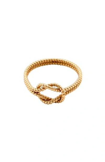 Loren Stewart Lasso Band Ring In Gold