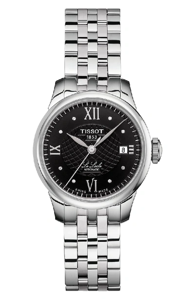 Tissot Women's Swiss Automatic T-classic Le Locle Stainless Steel Bracelet Watch 25.3mm In No Color