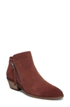 Sam Edelman Packer Bootie In Paprika Suede