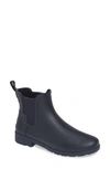 Hunter Refined Chelsea Boot In Navy