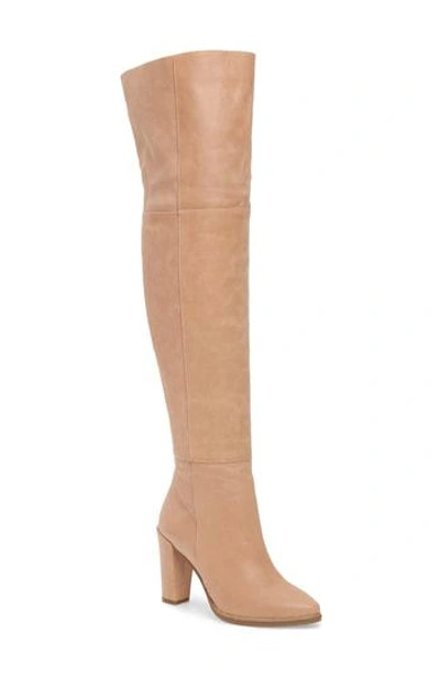 Alias Mae Alla Over The Knee Boot In Blush Leather