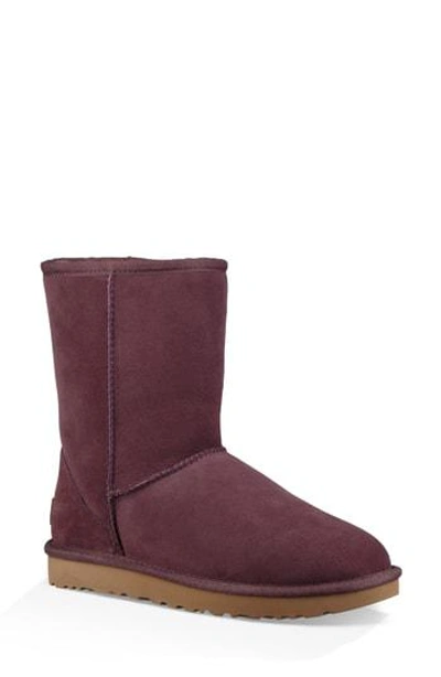 Ugg 'classic Ii' Genuine Shearling Lined Short Boot In Port