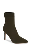 Steve Madden Claire Bootie In Olive