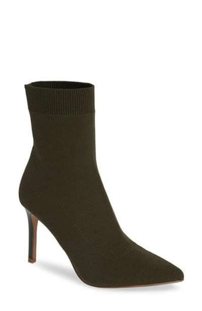 Steve Madden Claire Bootie In Olive