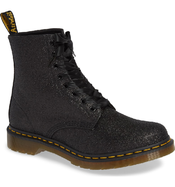 dr martens 1460 pascal glitter black