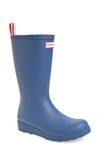 Hunter Original Play Tall Waterproof Rain Boot In Peak Blue