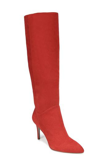 sam edelman red suede boots