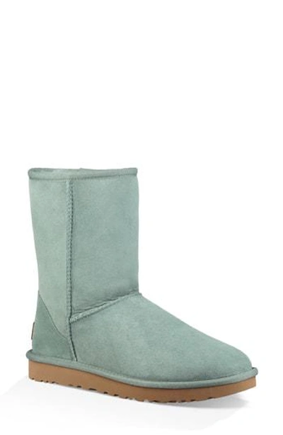 Ugg 'classic Ii' Genuine Shearling Lined Short Boot In Sea Green