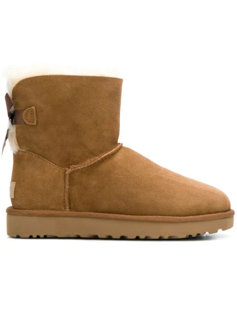ugg genuine twinface sheepskin & shearling bailey bow corduroy boot