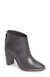Ted Baker Vaully Bootie In Charcoal Leather